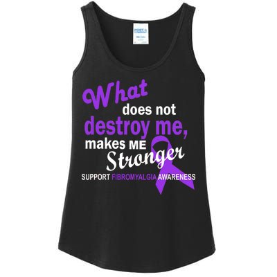 Fibromyalgia Make Me Stronger Ladies Essential Tank