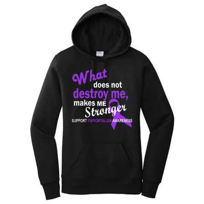 Fibromyalgia Make Me Stronger Women's Pullover Hoodie