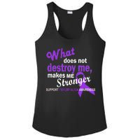 Fibromyalgia Make Me Stronger Ladies PosiCharge Competitor Racerback Tank