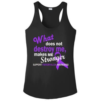 Fibromyalgia Make Me Stronger Ladies PosiCharge Competitor Racerback Tank