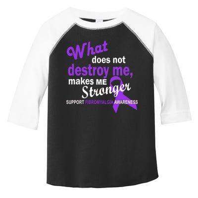 Fibromyalgia Make Me Stronger Toddler Fine Jersey T-Shirt