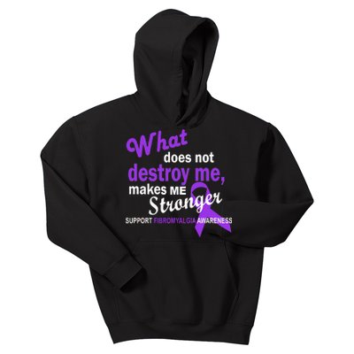 Fibromyalgia Make Me Stronger Kids Hoodie