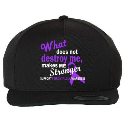 Fibromyalgia Make Me Stronger Wool Snapback Cap