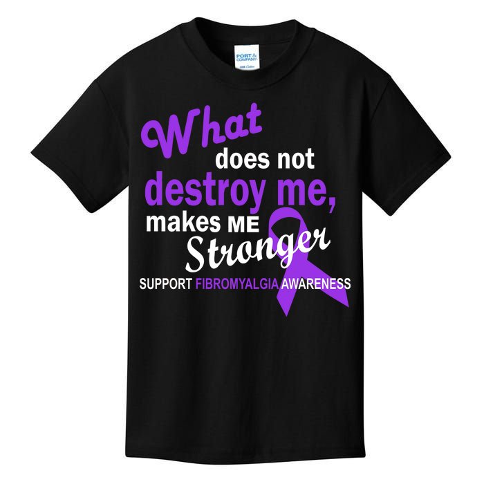 Fibromyalgia Make Me Stronger Kids T-Shirt