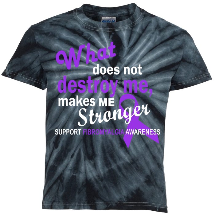 Fibromyalgia Make Me Stronger Kids Tie-Dye T-Shirt