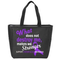 Fibromyalgia Make Me Stronger Zip Tote Bag