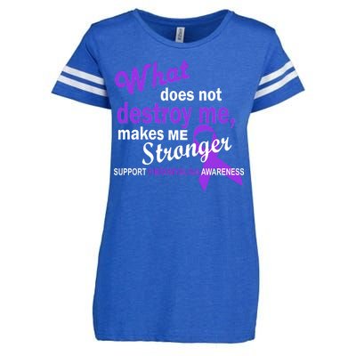 Fibromyalgia Make Me Stronger Enza Ladies Jersey Football T-Shirt