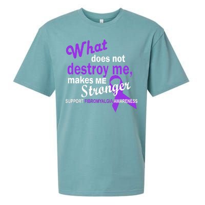 Fibromyalgia Make Me Stronger Sueded Cloud Jersey T-Shirt