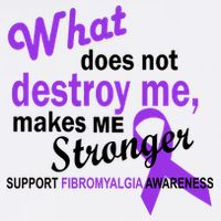 Fibromyalgia Make Me Stronger Garment-Dyed Sweatshirt
