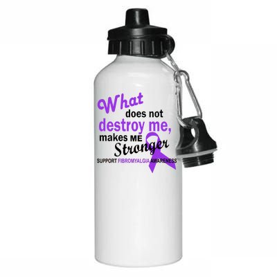 Fibromyalgia Make Me Stronger Aluminum Water Bottle