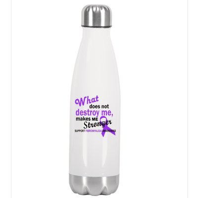 Fibromyalgia Make Me Stronger Stainless Steel Insulated Water Bottle