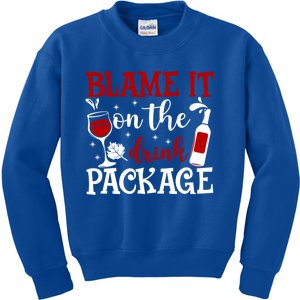 Funny Ing Cruise Alcohol Ers Wine Lover Gift Kids Sweatshirt