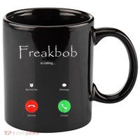 Freakbob Is Calling Freakabob Is Calling 11oz C Handle Ceramic Mug