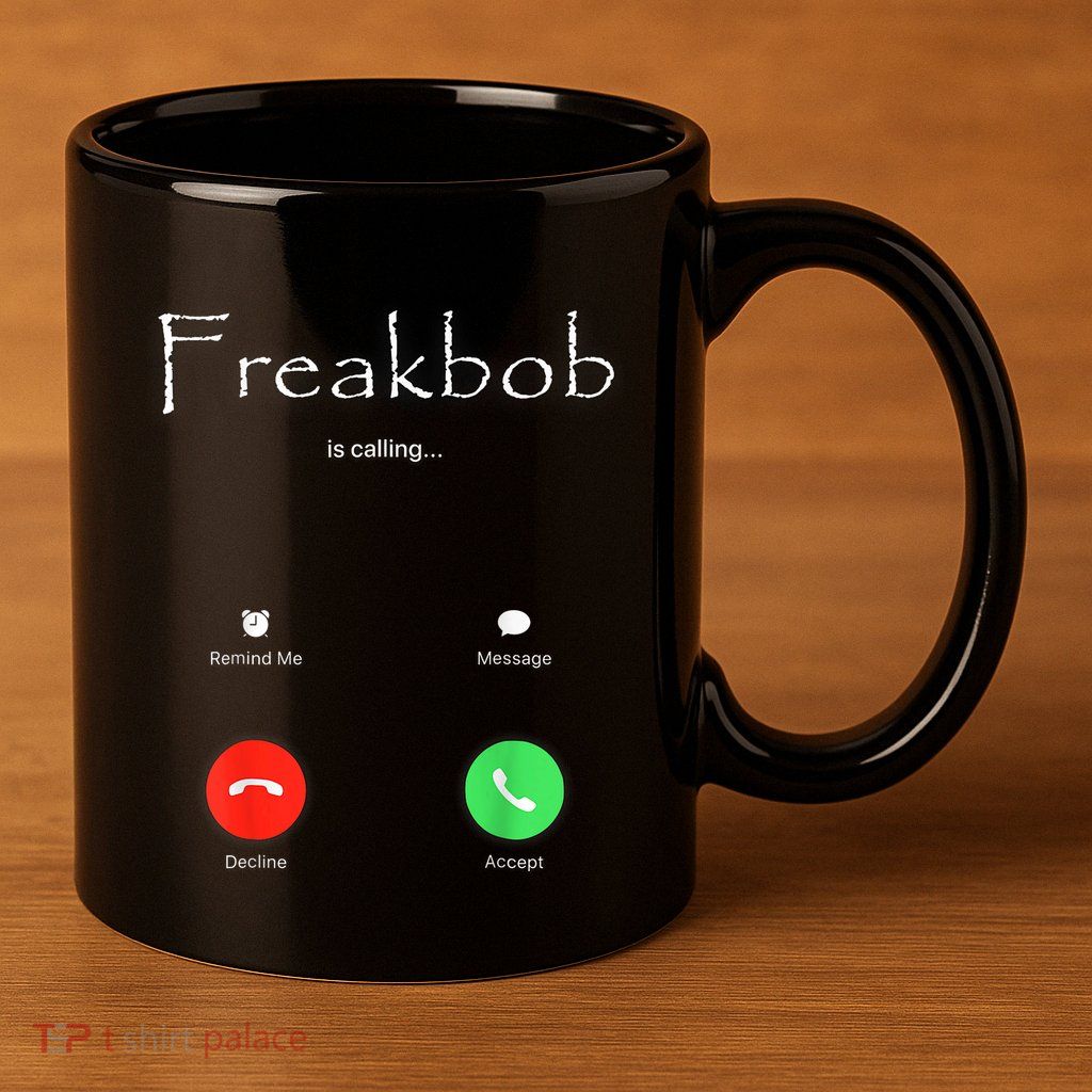 Freakbob Is Calling Freakabob Is Calling 11oz C Handle Ceramic Mug