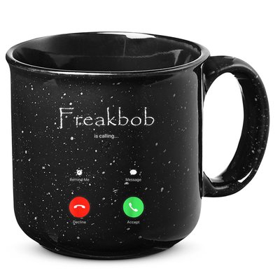 Freakbob Is Calling Freakabob Is Calling 15oz Campfire Ceramic Mug
