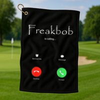 Freakbob Is Calling Freakabob Is Calling Golf Towel