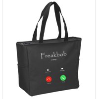 Freakbob Is Calling Freakabob Is Calling Zip Tote Bag