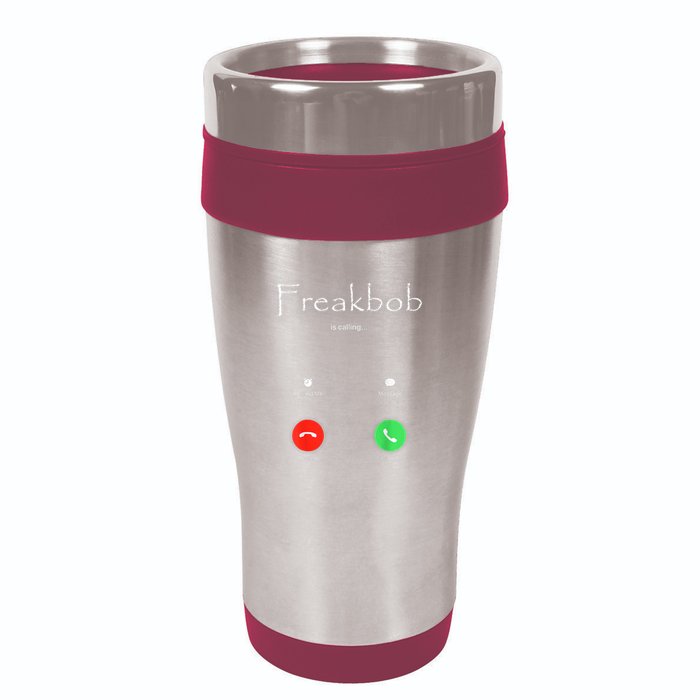 Freakbob Is Calling Freakabob Is Calling 16oz Travel Tumbler