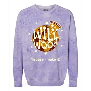 Funny In Case I Make It Classic Will Basic Wood Colorblast Crewneck Sweatshirt