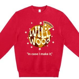 Funny In Case I Make It Classic Will Basic Wood Premium Crewneck Sweatshirt