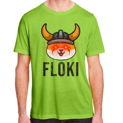 Floki Inu Cryptocurrency Lover Vintage Adult ChromaSoft Performance T-Shirt