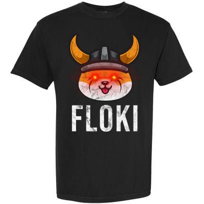 Floki Inu Cryptocurrency Lover Vintage Garment-Dyed Heavyweight T-Shirt