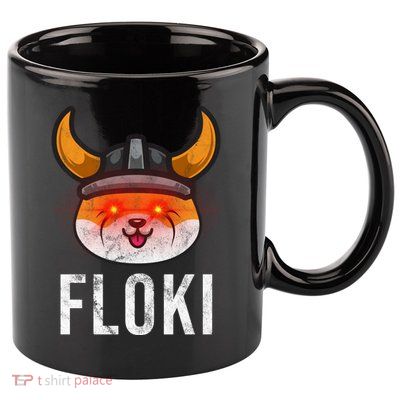 Floki Inu Cryptocurrency Lover Vintage 11oz C Handle Ceramic Mug