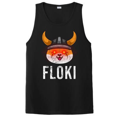 Floki Inu Cryptocurrency Lover Vintage PosiCharge Competitor Tank