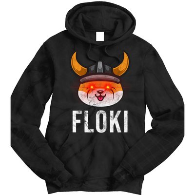 Floki Inu Cryptocurrency Lover Vintage Tie Dye Hoodie