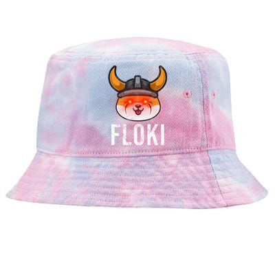 Floki Inu Cryptocurrency Lover Vintage Tie-Dyed Bucket Hat