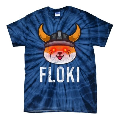 Floki Inu Cryptocurrency Lover Vintage Tie-Dye T-Shirt