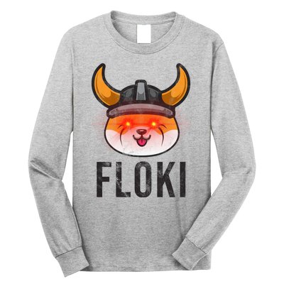 Floki Inu Cryptocurrency Lover Vintage Long Sleeve Shirt