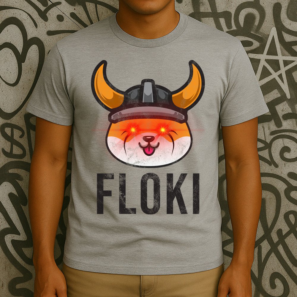 Floki Inu Cryptocurrency Lover Vintage T-Shirt