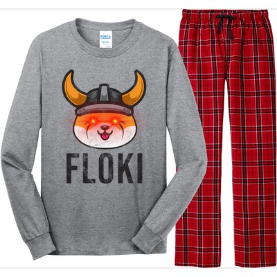 Floki Inu Cryptocurrency Lover Vintage Long Sleeve Pajama Set