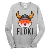 Floki Inu Cryptocurrency Lover Vintage Tall Long Sleeve T-Shirt