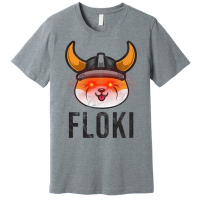 Floki Inu Cryptocurrency Lover Vintage Premium T-Shirt