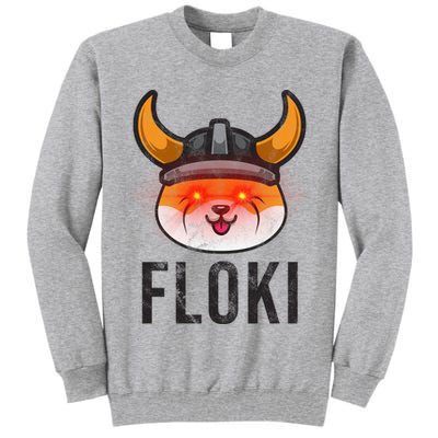 Floki Inu Cryptocurrency Lover Vintage Tall Sweatshirt