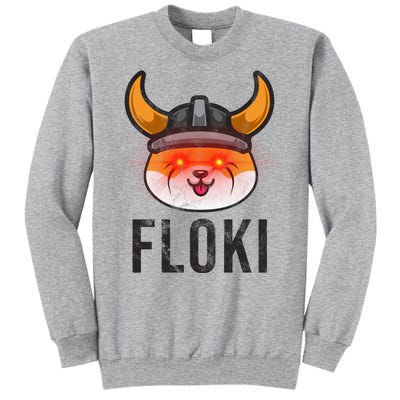 Floki Inu Cryptocurrency Lover Vintage Tall Sweatshirt