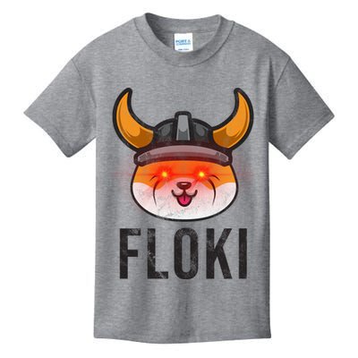 Floki Inu Cryptocurrency Lover Vintage Kids T-Shirt