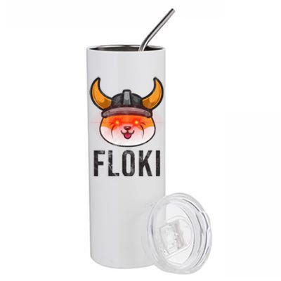 Floki Inu Cryptocurrency Lover Vintage Stainless Steel Tumbler