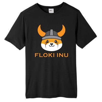 Floki Inu Crypto Currency Vikings Crypto Meme Tall Fusion ChromaSoft Performance T-Shirt