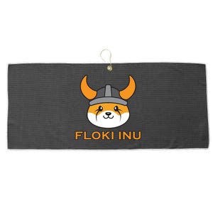 Floki Inu Crypto Currency Vikings Crypto Meme Large Microfiber Waffle Golf Towel