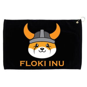 Floki Inu Crypto Currency Vikings Crypto Meme Grommeted Golf Towel