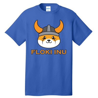 Floki Inu Crypto Currency Vikings Crypto Meme Tall T-Shirt