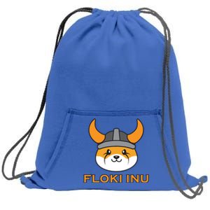 Floki Inu Crypto Currency Vikings Crypto Meme Sweatshirt Cinch Pack Bag