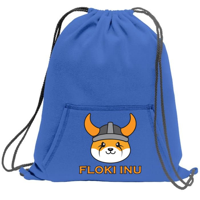 Floki Inu Crypto Currency Vikings Crypto Meme Sweatshirt Cinch Pack Bag