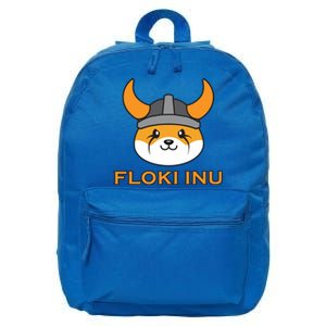 Floki Inu Crypto Currency Vikings Crypto Meme 16 in Basic Backpack