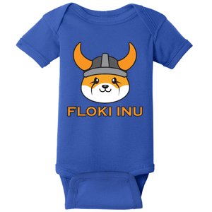 Floki Inu Crypto Currency Vikings Crypto Meme Baby Bodysuit