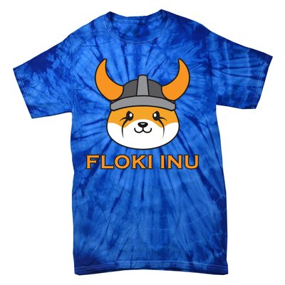 Floki Inu Crypto Currency Vikings Crypto Meme Tie-Dye T-Shirt