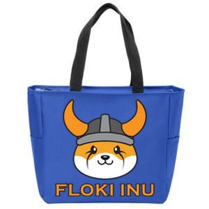 Floki Inu Crypto Currency Vikings Crypto Meme Zip Tote Bag